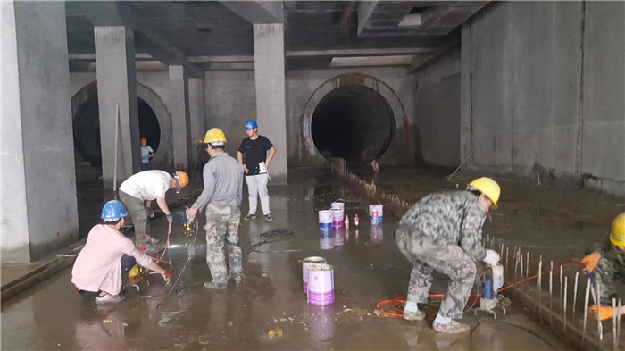 陜西堵漏地下室孔洞滲漏治理方法